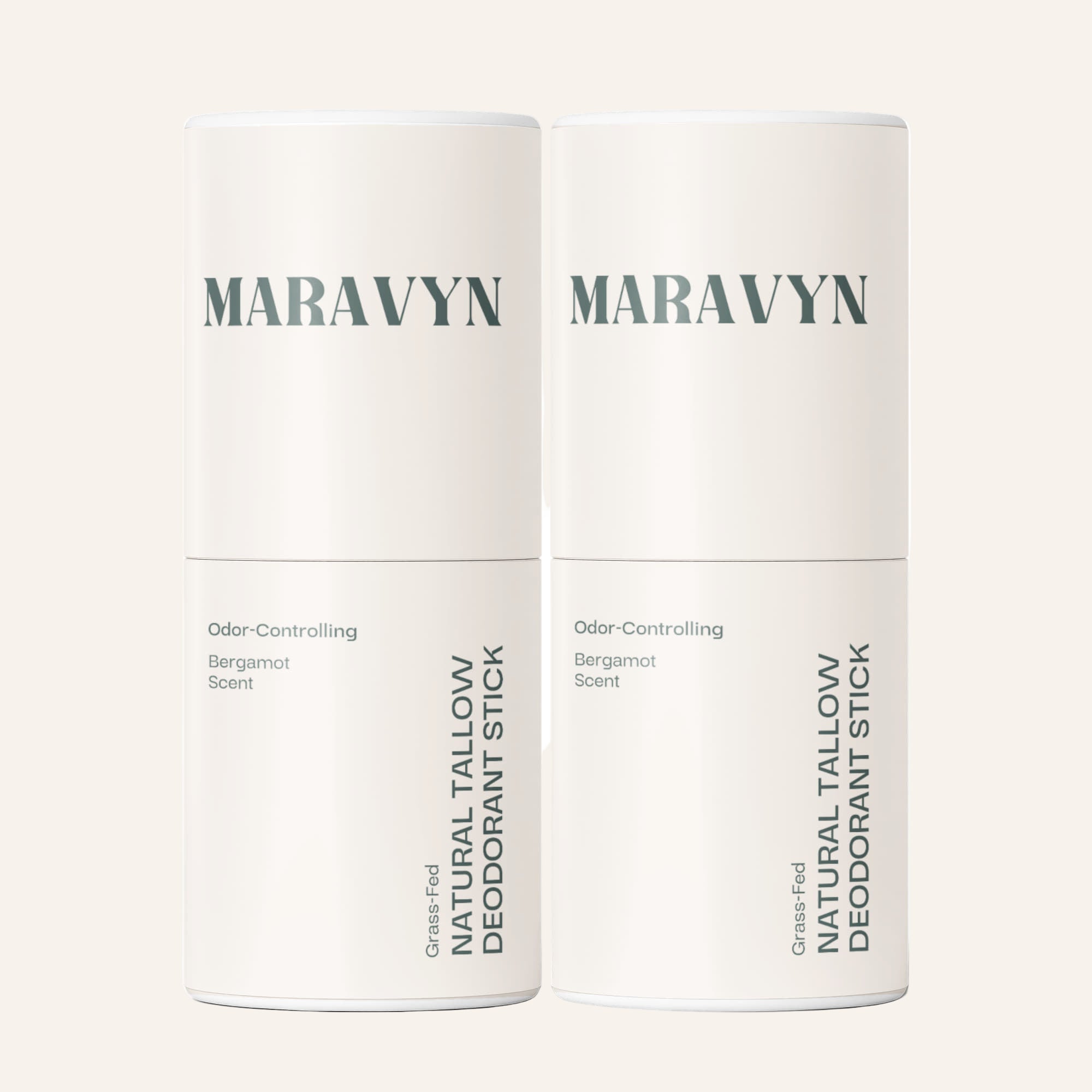 Natural Tallow Deodorant – 2 Pack