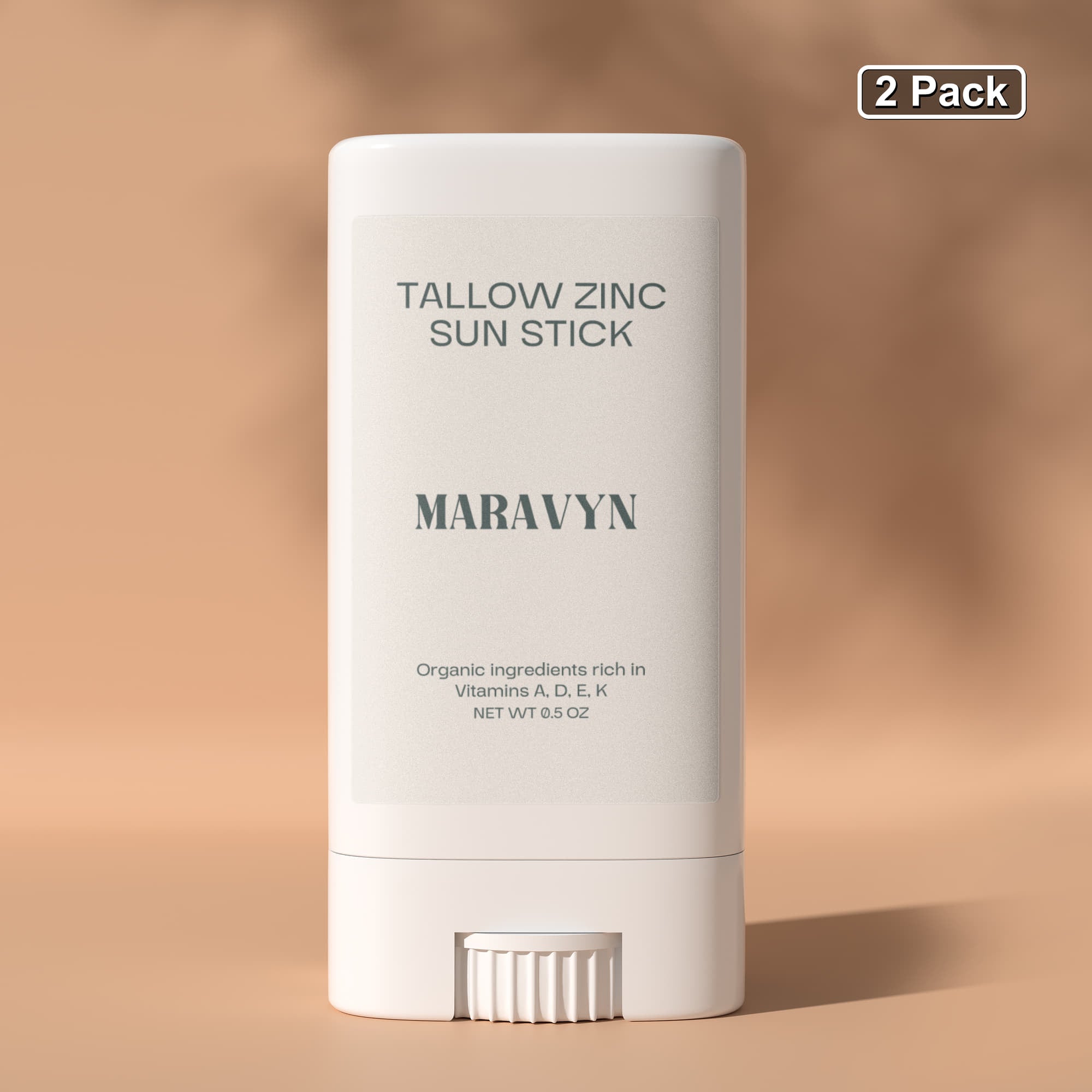 Tallow Zinc Sun Stick – 2 Pack